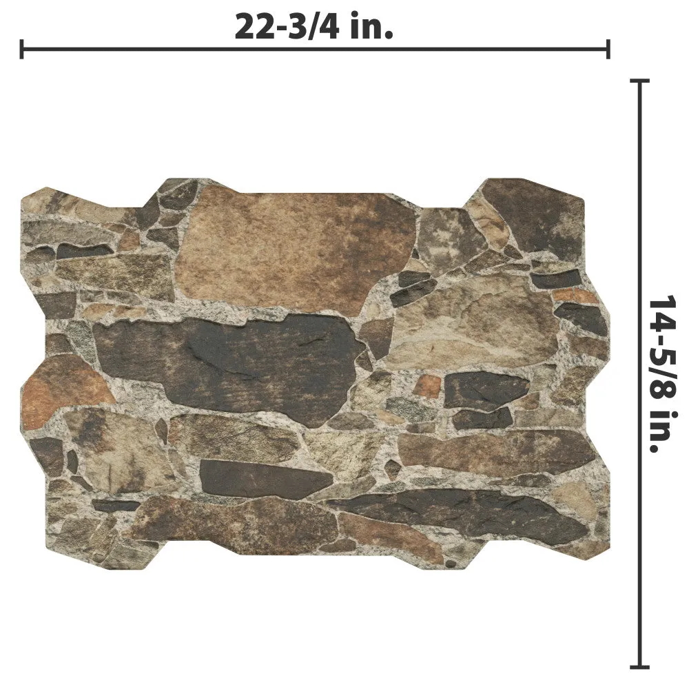 Merola Tile Rambla Arena 15-3/4 in. x 23-3/4 in. Porcelain Floor and Wall Tile, photo 2 of 8