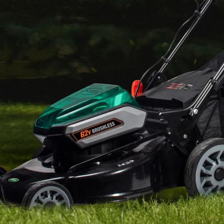 Scotts 21 in. 62-Volt Lithium-Ion Cordless Battery Walk Behind Push Mower with 5 Ah Battery and Charger Included, photo 6 of 6