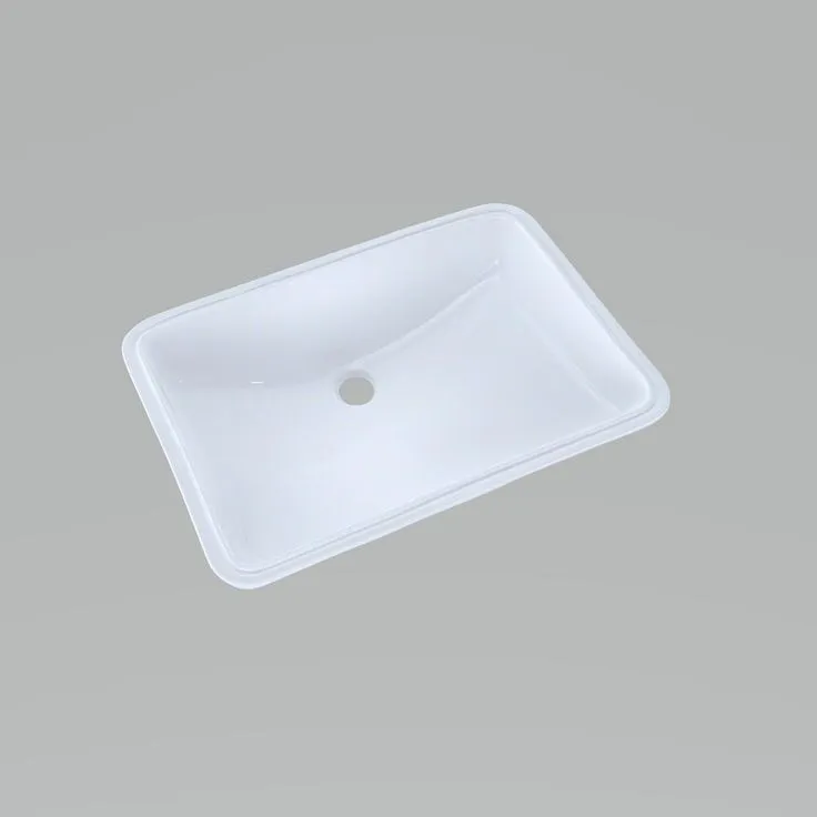 TOTO 21 in. Undermount Bathroom Sink with CeFiONtect in Cotton White, photo 3 of 3