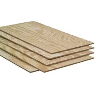 1/2-in Common Pine Plywood Sheathing, Application as 2 x 4