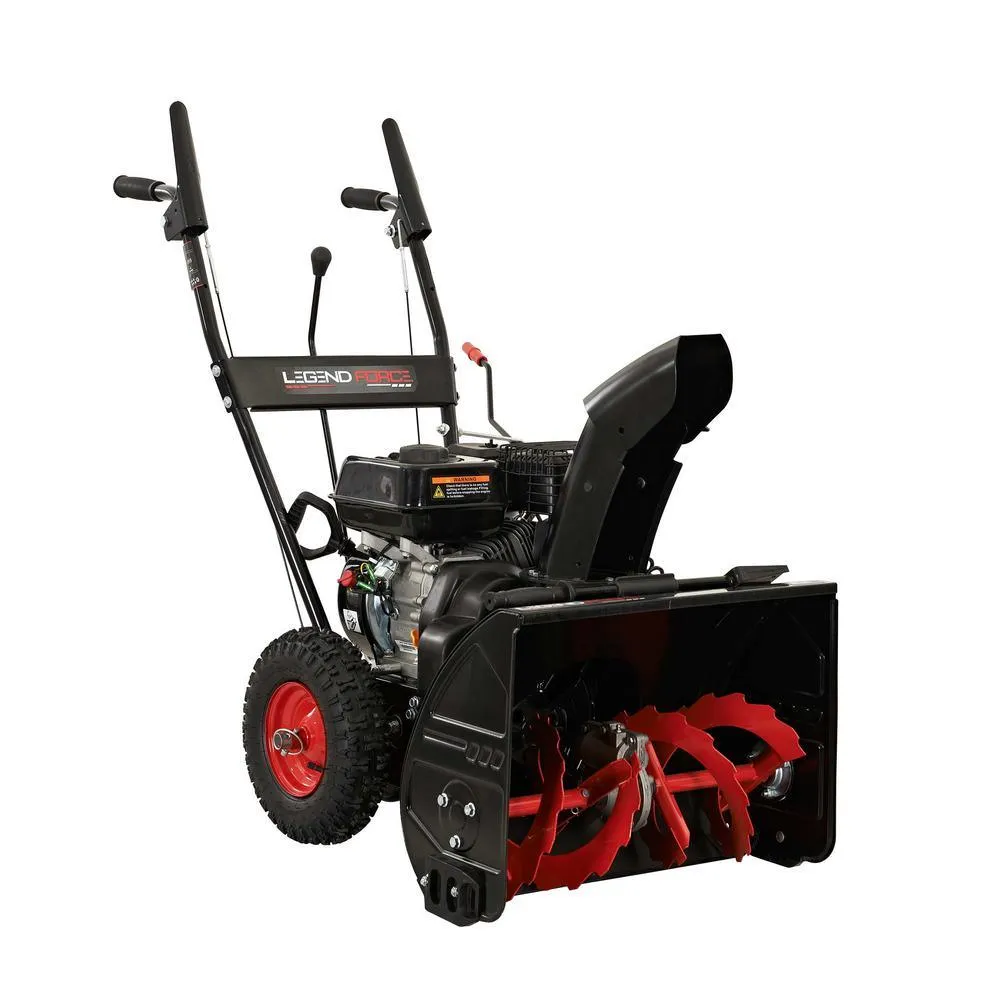 24 in. Two-Stage Gas Snow Blower with Electric Start, photo 10 of 11