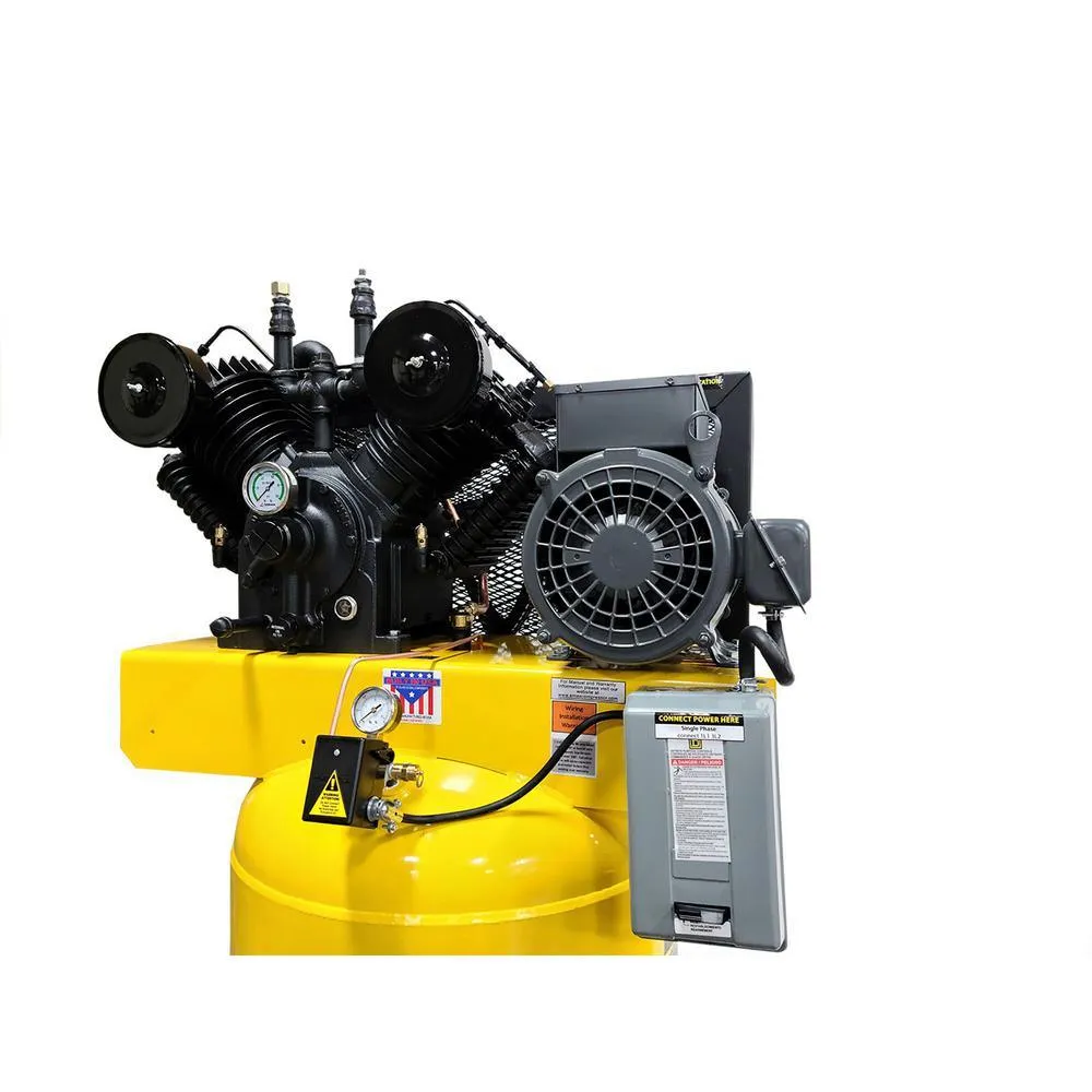 EMAX Industrial Series 80 Gal. 10 HP 1-Phase Electric Air Compressor with pressure lubricated pump, photo 10 of 10