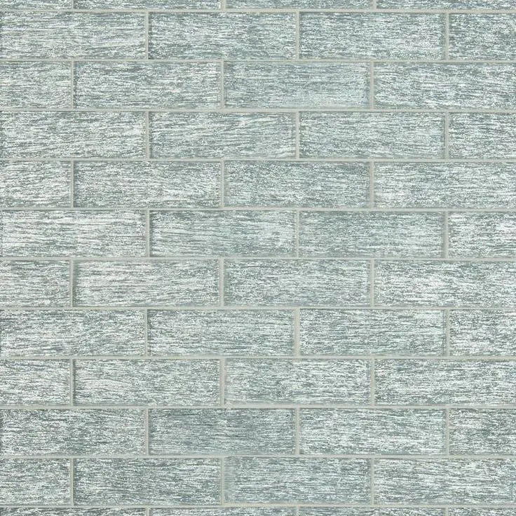 MSI Chilcott Bright Subway 11.81 in. x 11.81 in. x 8mm Textured Glass Mesh-Mounted Mosaic Tile (9.7 sq. ft. / case), photo 2 of 2
