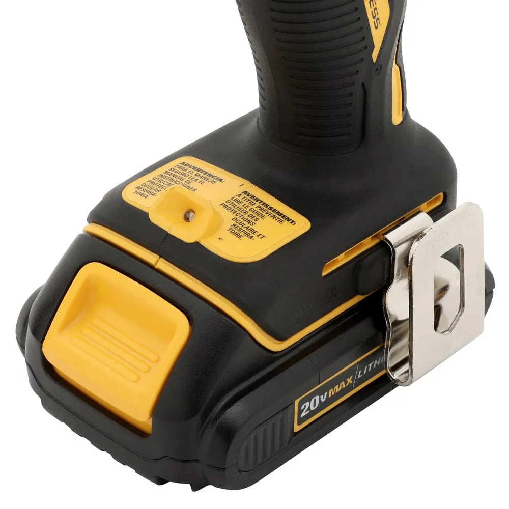 DEWALT ATOMIC 20-Volt MAX Lithium-Ion Brushless Cordless Compact Drill/Impact Combo Kit (2-Tool) 2 Batteries 1.3Ah and Charger, photo 10 of 14