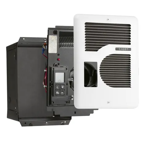 EnergyPlus 1600-Watt 120/240-Volt In-Wall Electric Wall Heater in White