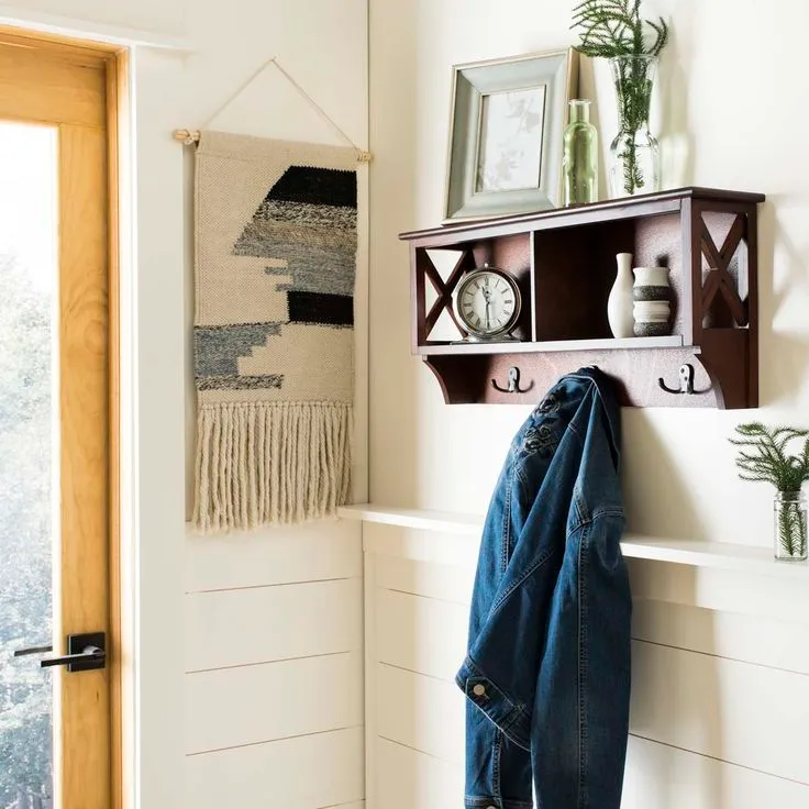 Safavieh Freya Hanging Storage Wall Rack (Cherry), photo 3 of 5