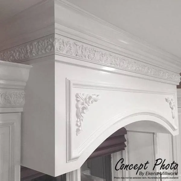 Ekena Millwork 4-5/8 in. x 4-1/2 in. x 94-1/2 in. Polyurethane Emery Crown Moulding, photo 14 of 14