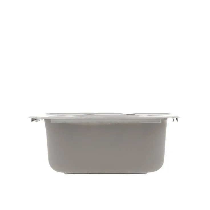 Drop-In 22-Gauge Stainless Steel 15 in. 2-Hole Single Bowl Bar Sink, photo 6 of 9