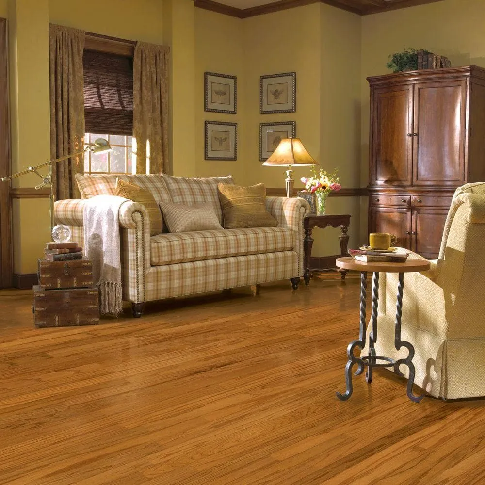 Bruce Colony Collection Fall Meadow Oak 3/8 in. T x 3 in. W T+G SmoothEngineered Hardwood Flooring (31.5 sq.ft./ctn), photo 2 of 2