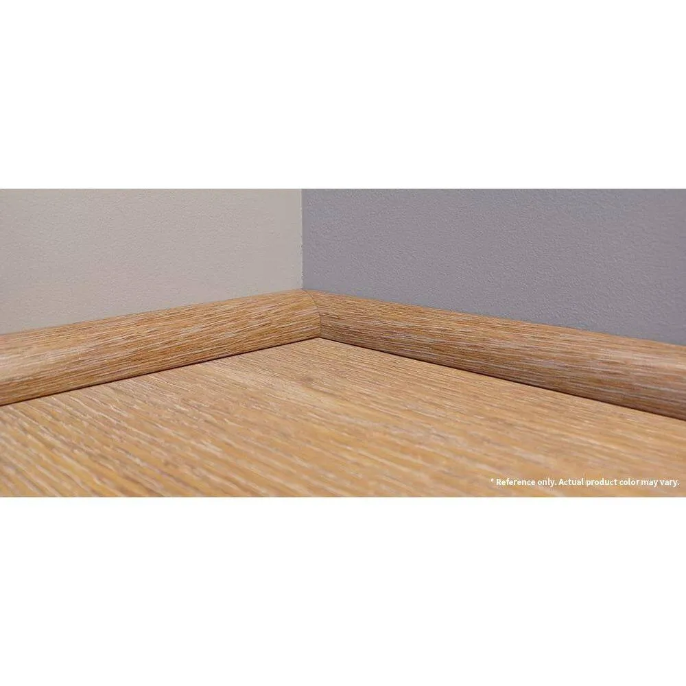 DuraDecor Classy Chic Fancy Fawn 0.75 in. T x 0.75 in. W x 94 in. L Quarter Round Molding, photo 2 of 2
