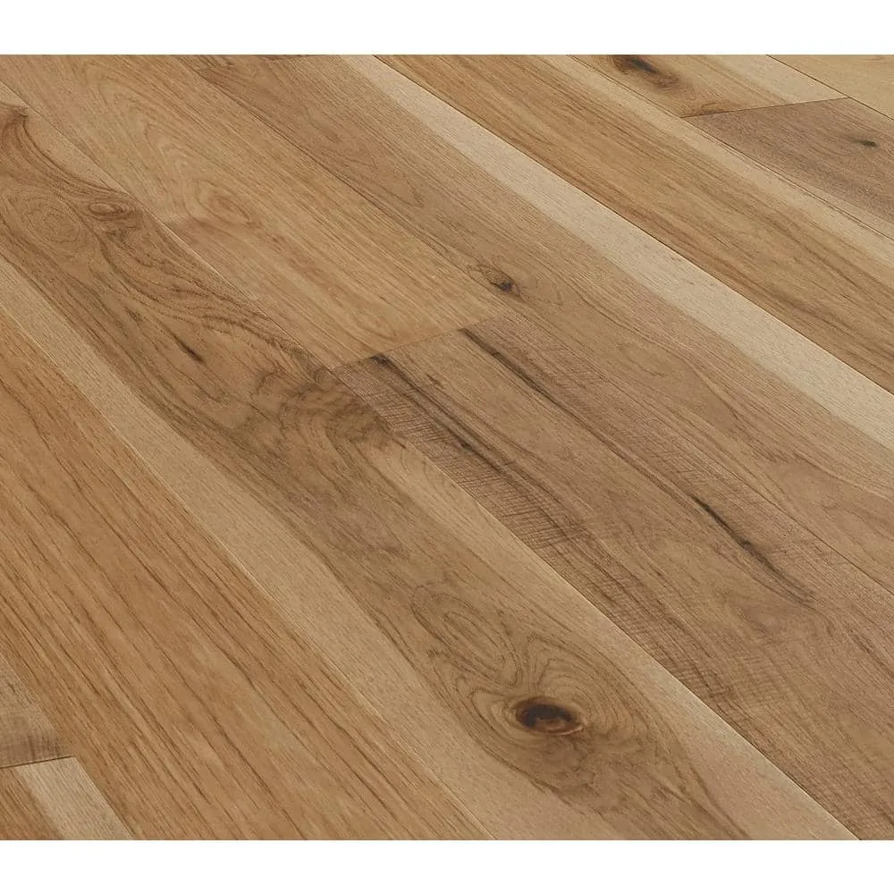ASPEN FLOORING Farrow Hickory 1/2 in. T x 7.5 in. W Water Resistant Wire Brushed Engineered Hardwood Flooring (31.09 sqft/case), photo 14 of 14