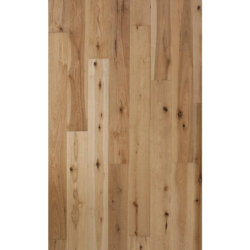 ASPEN FLOORING Farrow Hickory 1/2 in. T x 7.5 in. W Water Resistant Wire Brushed Engineered Hardwood Flooring (31.09 sqft/case), photo 11 of 14