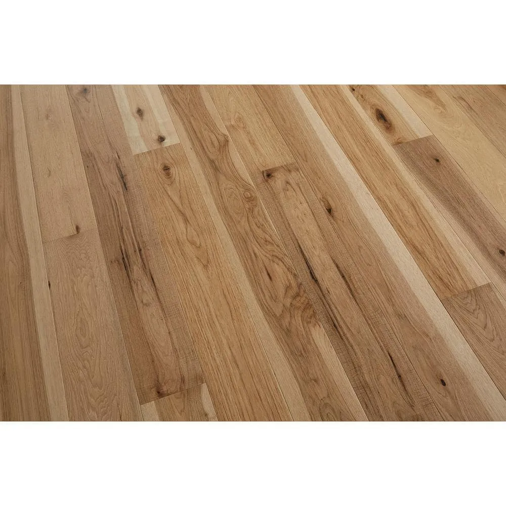 ASPEN FLOORING Farrow Hickory 1/2 in. T x 7.5 in. W Water Resistant Wire Brushed Engineered Hardwood Flooring (31.09 sqft/case), photo 8 of 14