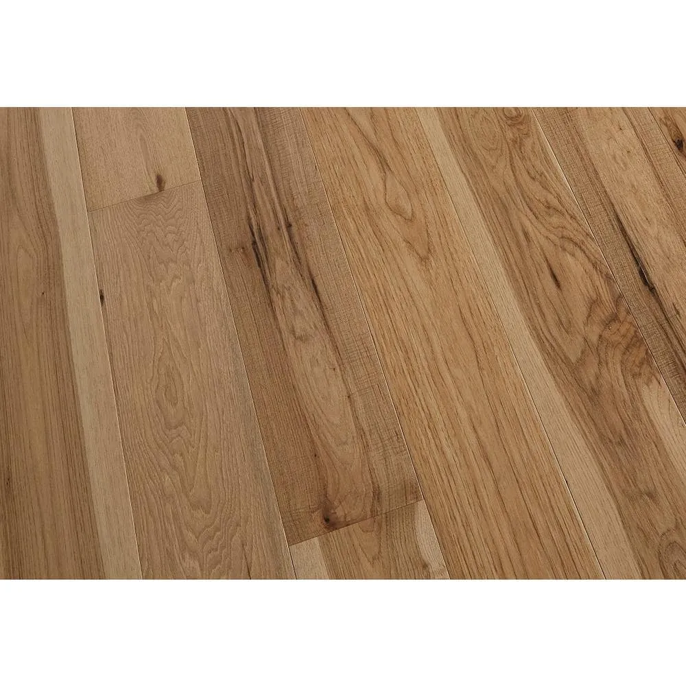 ASPEN FLOORING Farrow Hickory 1/2 in. T x 7.5 in. W Water Resistant Wire Brushed Engineered Hardwood Flooring (31.09 sqft/case), photo 12 of 14
