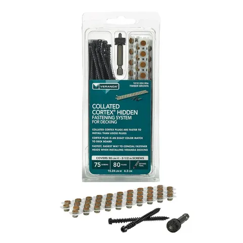 Hidden Fastening System for Veranda Decking