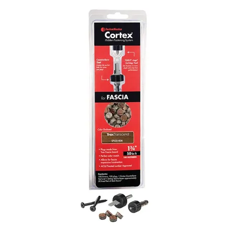 Cortex Hidden Fastening System for Trex Fascia - Spiced Rum