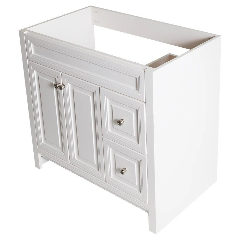 Brinkhill 36 in. W x 34 in. H x 22 in. D Bath Vanity Cabinet Only in Cream, photo 4 of 47