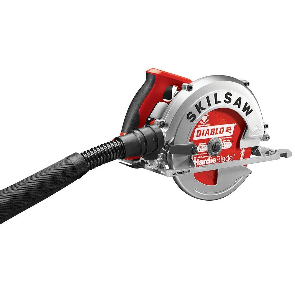 SKILSAW 15 Amp Corded Electric 7-1/4 in. SIDEWINDER Circular Saw for Fiber Cement with Hardie Blade and Dust Collection System, photo 8 of 12