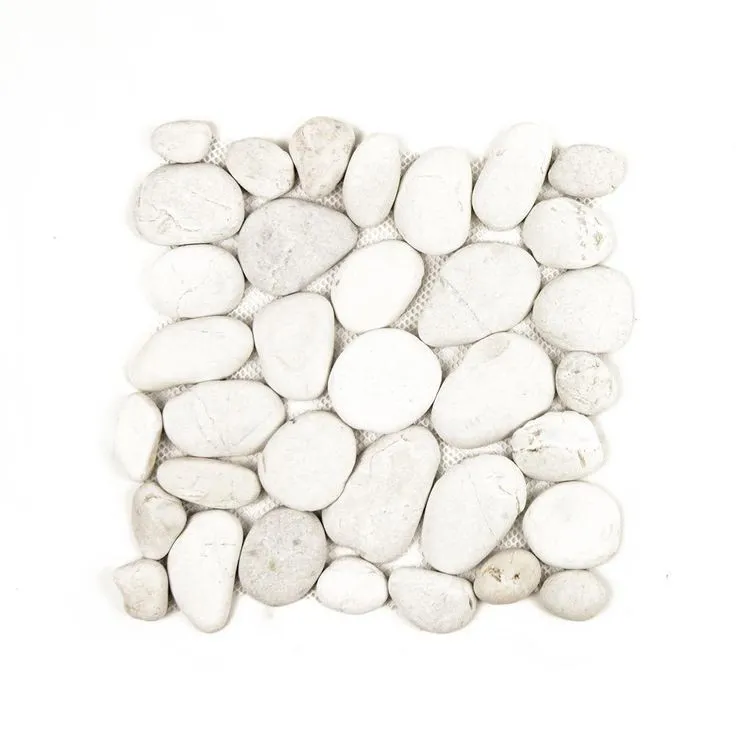 Cruz Bay Classic Pebble Tile River Grey 11-1/2 in. x 11-1/2 in. x 12.7 mm Mesh-Mounted Mosaic Tile (10.12 sq. ft. / case), photo 3 of 10