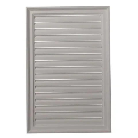 24 × 36 in Rectangular Primed Plastic Paintable Gable Louver Vent