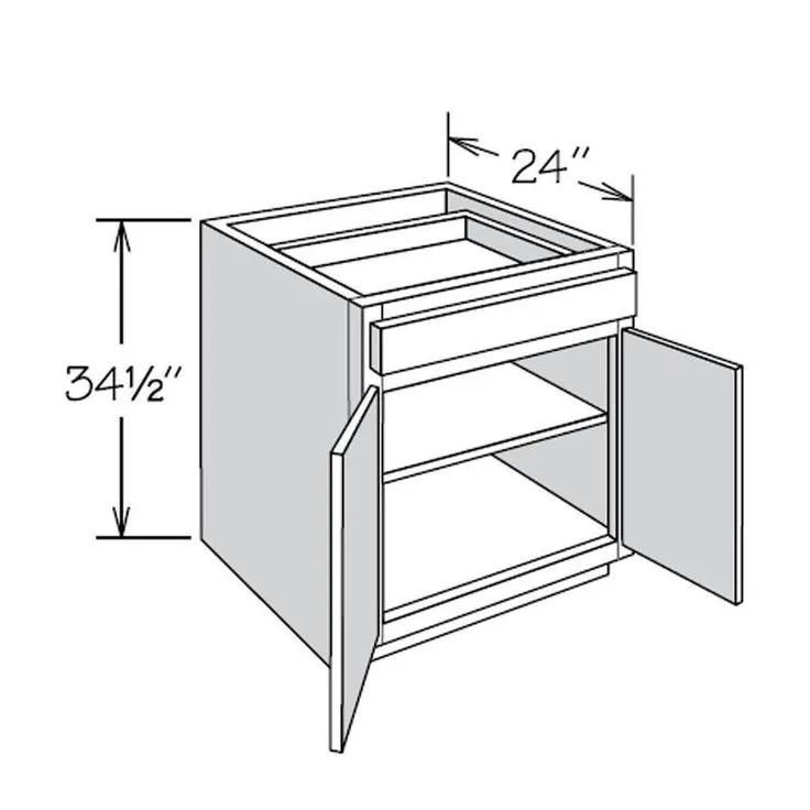 allen + roth Aveley 27-in W x 34.5-in H x 24-in D Linen Maple Door and Drawer Base Semi-Custom Cabinet, photo 3 of 4