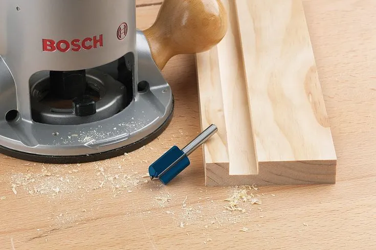 Bosch 1-1/8-in Carbide-Tipped Straight Router Bit, photo 2 of 2
