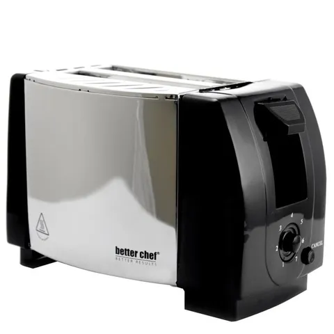 2-Slice Stainless Steel 500-Watt Toaster
