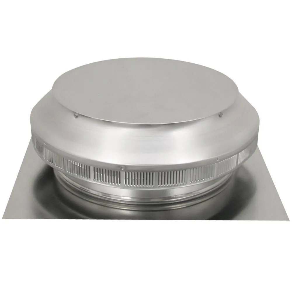 Active Ventilation 14 in. Dia Aluminum Roof Louver Exhaust Vent in Mill Finish, photo 5 of 12