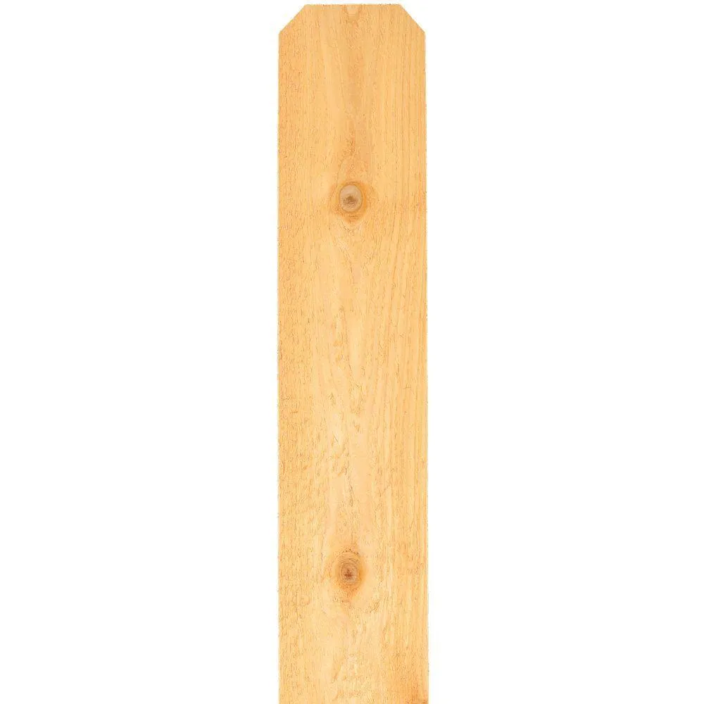 Alta Forest Products 5/8 in. x 5-1/2 in. x 6 ft. Western Red Cedar Dog-Ear Fence Picket, photo 4 of 7