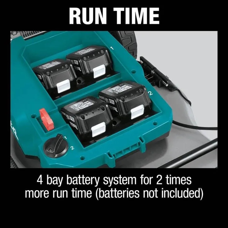 Makita 18 in. 18-Volt X2 (36V) LXT Lithium-Ion Cordless Walk Behind Self Propelled Lawn Mower, Tool Only, photo 5 of 7