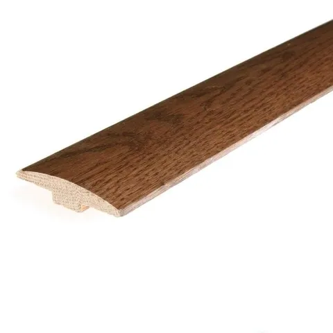 Saddle 0.46 in thick · 2 in wide · 78 in long Solid Wood Floor T-moulding