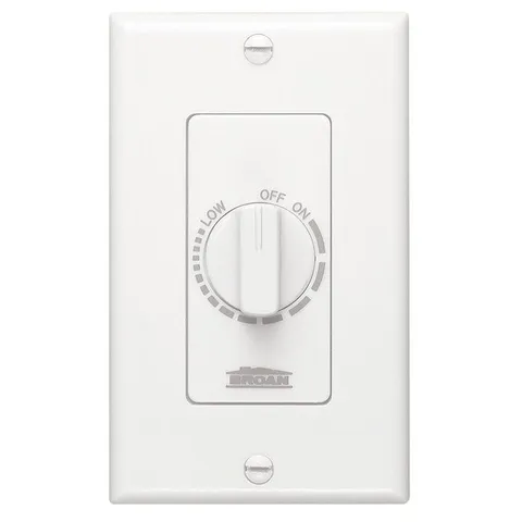 Electronic Variable-Speed Fan Control in White