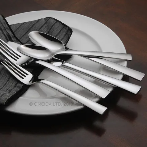 Madison Avenue 45-Piece Silver 18/0 Stainless Steel Flatware Set