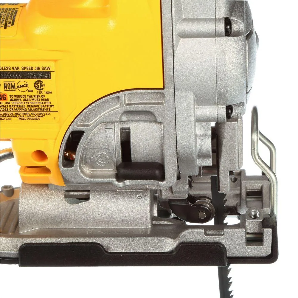 DEWALT 20-Volt MAX Li-Ion Cordless Jig Saw (Tool-Only) with Bonus General Purpose T-Shank Jig Saw Blade Set with Case (10-Pack), photo 9 of 14