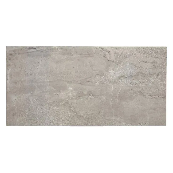 Style Selections Skyros Gray 12-in x 24-in Glazed Porcelain Floor and Wall Tile, photo 7 of 8