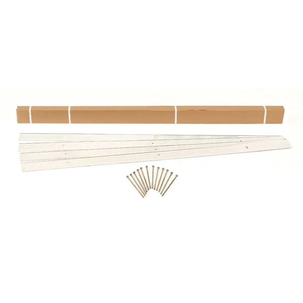 ProFlex 24 ft. x 4 in. Brown Aluminum Landscape Edging Project Kit (4 - 6 ft. pieces), photo 9 of 9