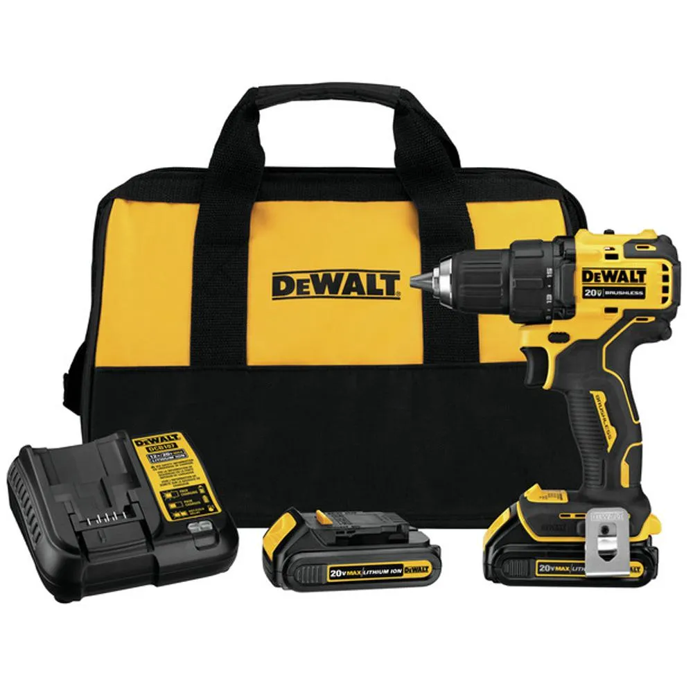 DEWALT 15 Amp Corded 10 in. Job Site Table Saw with Rolling Stand and Bonus Atomic 20-Volt Lithium-Ion 1/2 in. Drill Driver Kit, photo 2 of 15