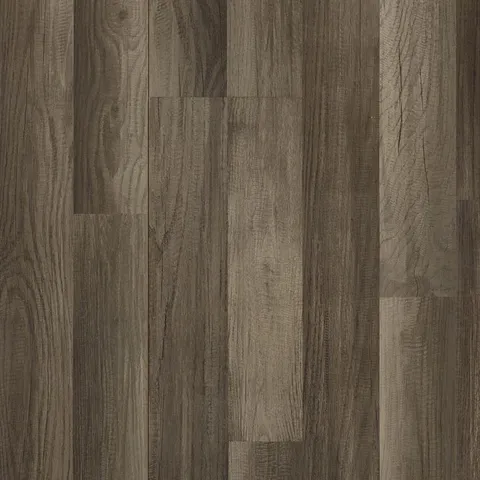 Aged Gray Oak Smooth Wood Plank Laminate Flooring