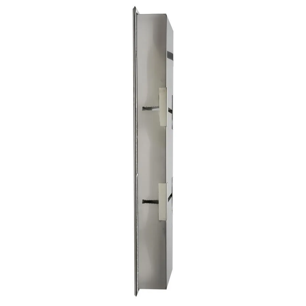 36 in. x 8 in. x 4 in. Niche in Brushed Stainless Steel, photo 4 of 6
