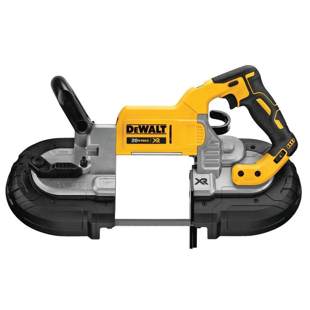 DEWALT 20-Volt MAX Li-Ion Cordless Band Saw (Tool-Only) with 4-1/2 in. Grinder (Tool-Only), Battery 5 Ah, Charger and Kit Bag, photo 3 of 14