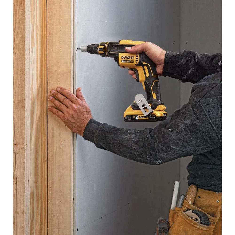 DEWALT 20-Volt MAX XR Lithium-Ion Cordless Drywall Screwgun/Cut-out Tool Combo Kit (2-Tool) with (2) Batteries 2Ah and Charger, photo 6 of 10