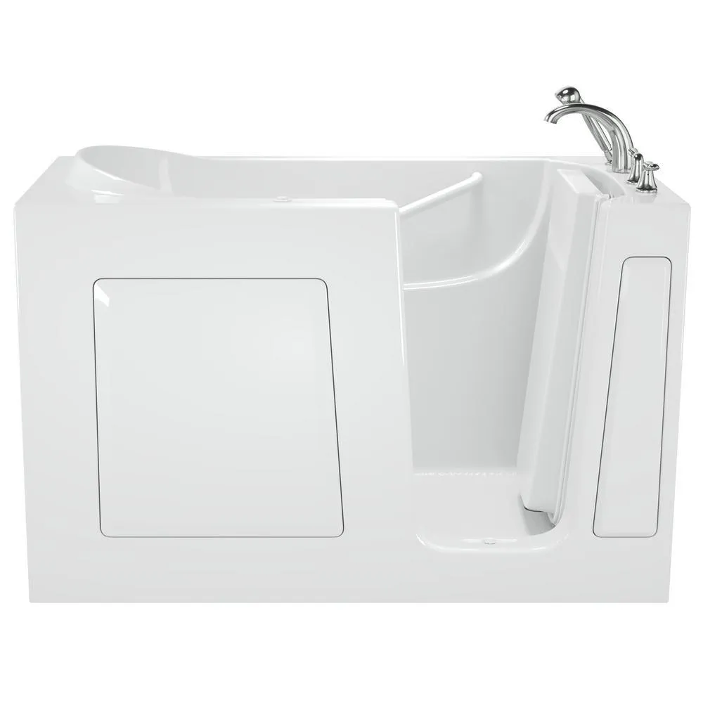 Value Series 60 in. Right Hand Walk-In Whirlpool Bathtub in White, photo 4 of 12