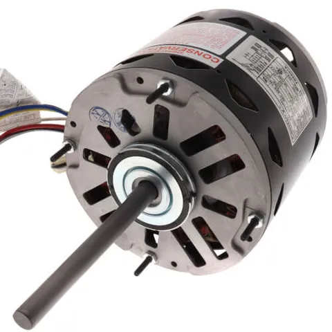 FD6001A 5-3/4" PSC Motor, 3/4 - 1/5 HP, 1075 RPM, Reversible