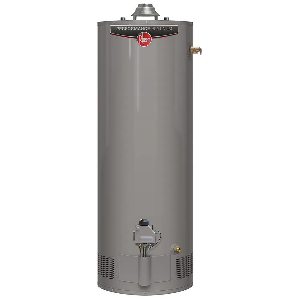 Performance Platinum 40 Gal. Tall 12 Year 40,000 BTU Natural Gas Tank Water Heater, photo 2 of 8
