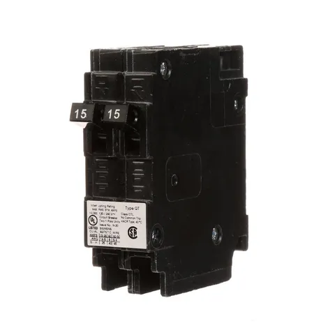 15 Amp Single Pole Type QT Tandem NCL-Circuit Breaker