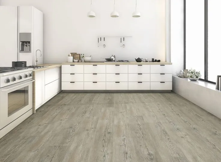 Style Selections Ashen Oak 12-mil x 7-in W x 48-in L Waterproof Interlocking Luxury Vinyl Plank Flooring, photo 8 of 8