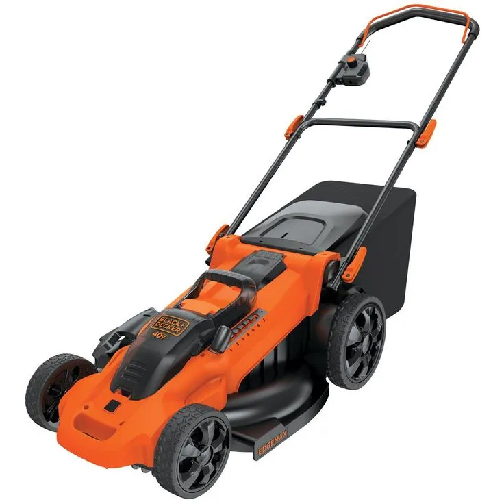 BLACK+DECKER 20 in. 40V MAX Lithium-Ion Cordless Walk Behind Push Lawn Mower with (2) 2.5Ah Batteries & (1) 2.0Ah Battery & Charger, photo 6 of 12