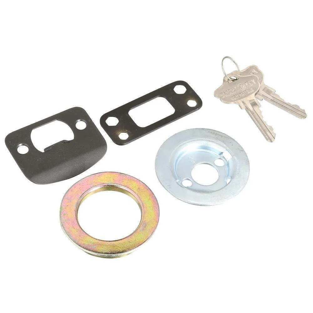 Prestige Bighorn Single Cylinder Venetian Bronze Door Handleset with Carnaby Door Knob Featuring SmartKey Security, photo 4 of 13