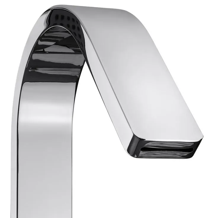 1-Handle Freestanding Floor Mount Roman Tub Faucet Bathtub Filler with Hand Shower in Chrome, photo 7 of 11