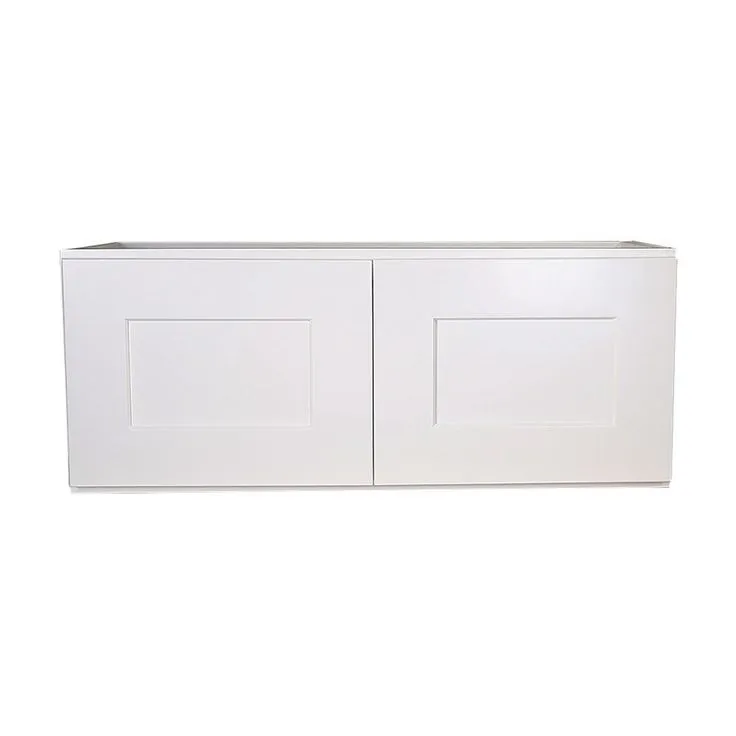 Brookings Plywood Ready to Assemble Shaker 33x15x12 in. 2-Door Wall Kitchen Cabinet in White, photo 2 of 2